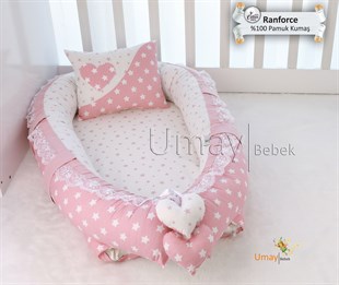 Umay BebekPudra Yıldız Babynest Bebek Yatağı 
